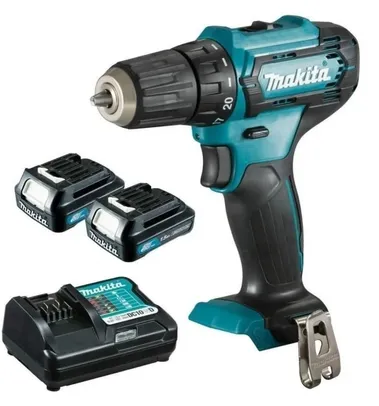 Furadeira parafusadeira Makita DF333DWYE sem fio 1700rpm 12V c/ maleta