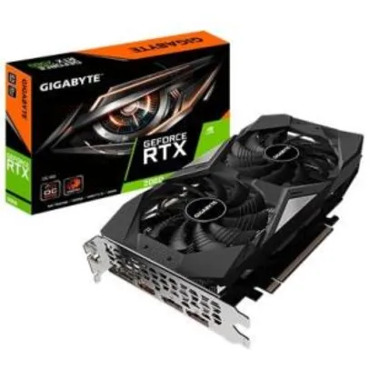 Placa de Vídeo Gigabyte NVIDIA GeForce RTX 2060 Gaming OC Pro 6G, GDDR6 - GV-N2060GAMINGOC PRO-6GD