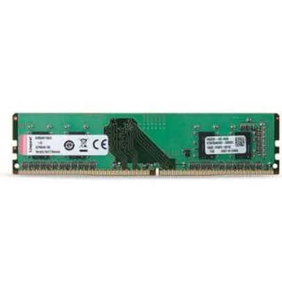 Memória Kingston 4GB, 2400MHz, DDR4, CL17 - KVR24N17S6/4