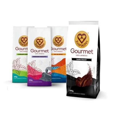 [UNID. POR 9,52] Kit com 4 Cafés Gourmet de 250GR