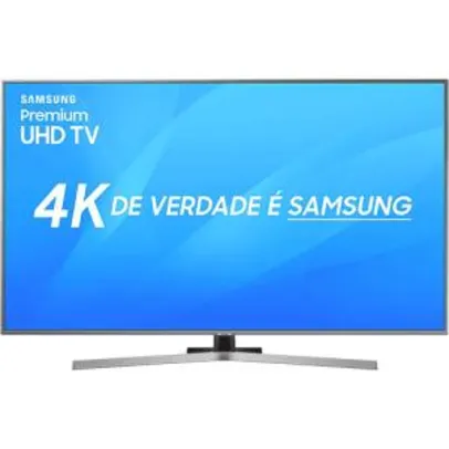 Smart TV LED 50" UHD Samsung 50NU7400 Ultra HD 4k3 HDMI 2 USB Wi-Fi - R$ 2790 (receba R$ 560 de volta com AME)