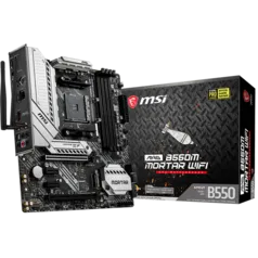 Placa Mãe MSI MAG B550M Mortar WIFI, Chipset B550, AMD AM4, mATX, DDR4 R$1369