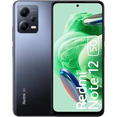 Foto do produto Xiaomi Redmi Note 12 5G Dual 256gb Onyx 8GB Ram Gray Global