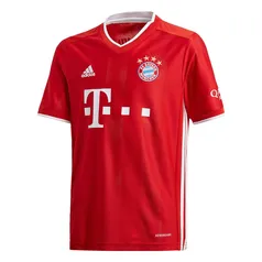 Camisa Bayern de Munique Juvenil Home 20/21 s/nº Torcedor Adidas