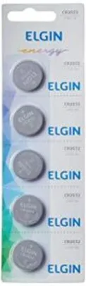 (PRIME)Elgin CR2032, Bateria de Litio 3V, Blister com 5 Baterias | R$11