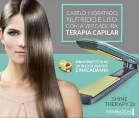 [50% de Cashback] Prancha Shine Therapy 2x Remington - R$332