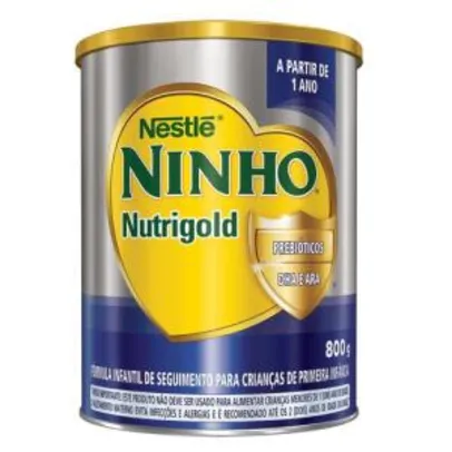 5x Fórmula Infantil Ninho Nutrigold 800g R$100