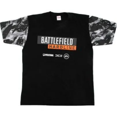 Camiseta Battlefield Hardline Gola Preta - Único - R$7