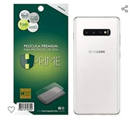 [PRIME] Película HPrime Invisível para Samsung Galaxy S10 Plus - Verso | R$6