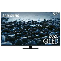 Smart TV QLED 55" 4K Samsung 55Q80T | R$ 3999