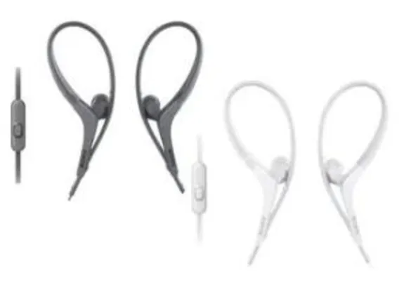 Kit - 2 Fones de ouvido esportivo estereo intra-auricular com microfone Sony MDR-AS410AP