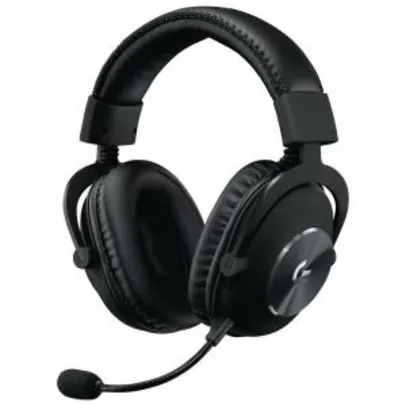 Headset Gamer Logitech G PRO, Stereo, Drivers Pro-G de 50 mm | R$550