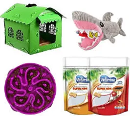 Promoção bem variada de produtos PET na Amazon