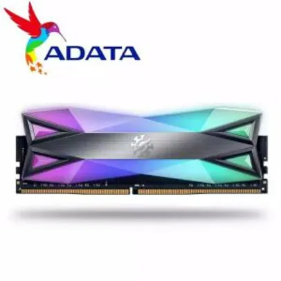 Memória RAM 2x8 3200 adata RGB D60 | R$476