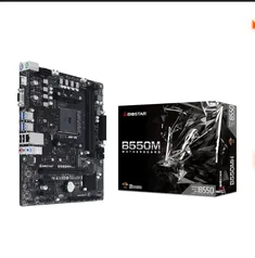 Placa Mãe Biostar B550MH, Chipset B550, AMD AM4, mATX, DDR4, AB55AM4S-R02-BS212X