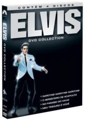 [SARAIVA] DVD Coleção Elvis DVD Collection - 4 Discos - R$ 19,90