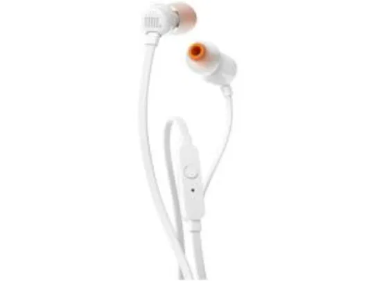 Fone de Ouvido Intra Auricular JBL - com Cabo P2 T110