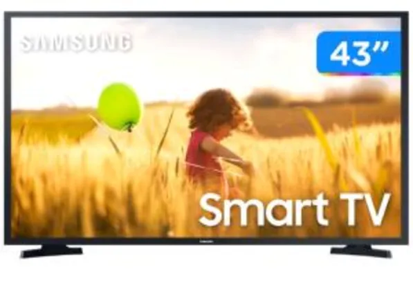 (Cliente ouro+dinheiro de volta) Smart TV Full HD LED 43" Samsung 43T5300A - Wi-fi HDR 2 HDMI 1 USB - R$1565