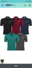 Kit 05 Camisas Polo - Polo Marine | R$130