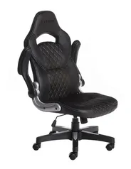 Cadeira de escritório Storm Master gamer ergonômica  preta com estofado de poliuretano