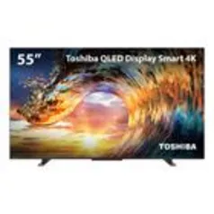 (App/Ouro/Magalupay) Smart TV QLED 55 4k Toshiba 55M550L VIDAA 3 HDMI 2 USB Wi-Fi - TB014M