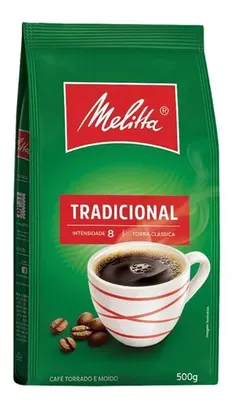 Café tradicional Melita 500g | R$8