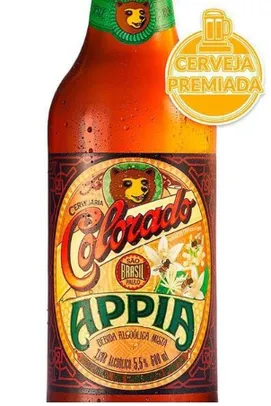 Cerveja Colorado Appia 600 mL (Cx 12 uni.) + Cerveja Spaten Lata 350 Ml (Cx 12 uni.) - Brinde