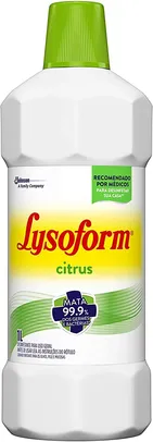 [PRIME/REC] Desinfetante Lysoform Citrus 1L (mín. 10) | R$4,39