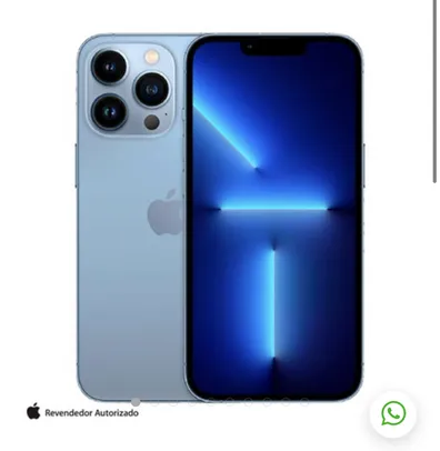 [FastPrime R$6.500] iPhone 13 Pro Apple (512GB) Azul-Sierra, Tela de 6,1", 5G e Câmera Tripla de 12MP