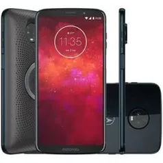 Smartphone Moto Z3 Play Stereo Speaker Edition 64GB Indigo Tela 6" Câmera 12MP Android 8.1