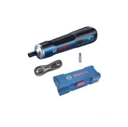 Parafusadeira a bateria GO 3,6V bivolt azul Bosch | R$120