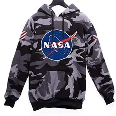 [Prime] Blusa Moletom Nasa Usa Camuflado R$87