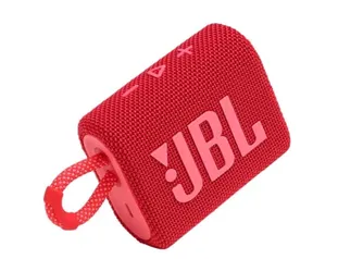 Caixa De Som Bluetooth Jbl Go 3 Com 3w Classificação Ipx7 À Prova D’água Usb (RED)