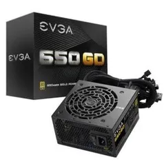 Fonte EVGA 650W 80 Plus Gold, PFC Ativo | R$386