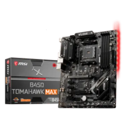 Placa Mãe MSI B450 Tomahawk Max II, Chipset B450, AMD AM4, ATX, DDR4, B450 Tomahawk Max II