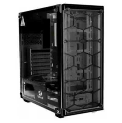 GABINETE GAMER REDRAGON WHEELJACK PRETO SEM FAN | R$350