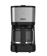 [Ouro] Cafeteira Oster Inox Compacta 0,75L