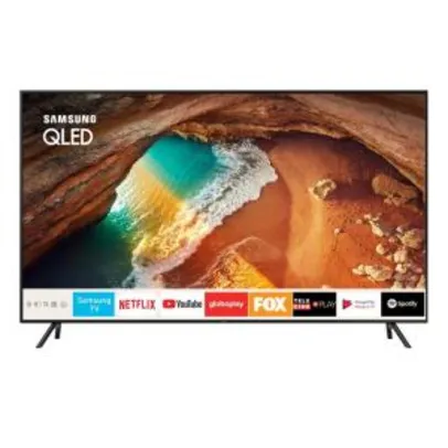 TV QLED 55" Samsung Smart TV Q60 4K 4 HDMI 2 USB 120Hz | R$2699