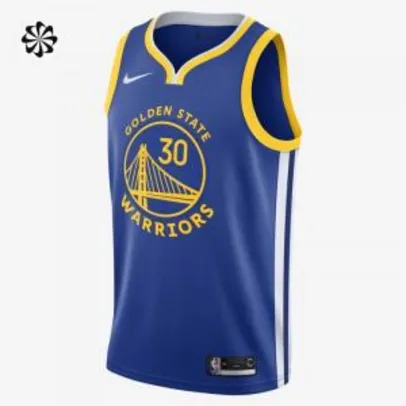 Regata Nike Stephen Curry Icon Edition Swingman (Golden State Warriors) Masculina | R$270