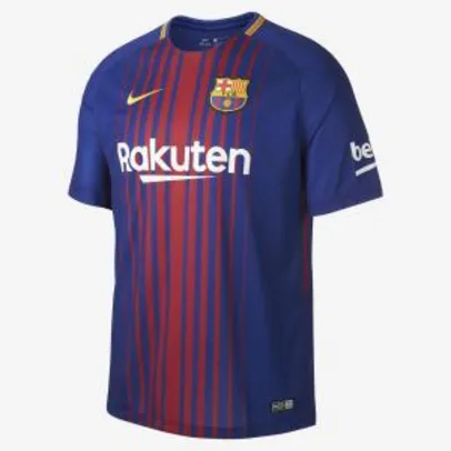 Camiseta Nike Barcelona 2017/2018 Torcedor Masculina - R$120