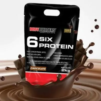Whey Protein 6 Six Protein Refil Bodybuilders 2 Kg - R$59,90