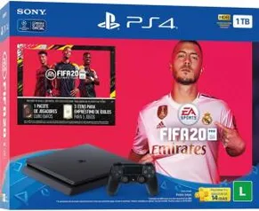 Console Playstation 4 Bundle FIFA 20 | R$ 1599