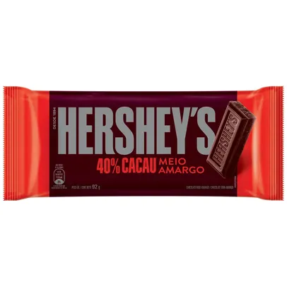 Barra de Chocolate Meio Amargo - 82g