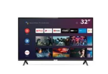 Smart TV LED 32" TCL 32S6500S Android, HDR | R$860