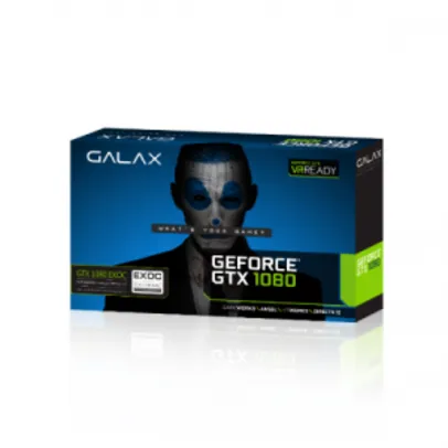 [KABUM] Placa de Vídeo VGA Galax Geforce GTX 1080 Entusiasta EXOC - R$2930