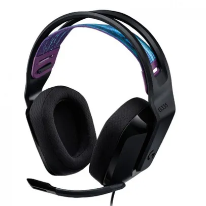 Headset Gamer Com Microfone Logitech G335 Preto