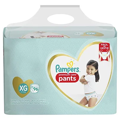 [Rec] Fralda Pampers Pants Premium Care XG 96 unidades