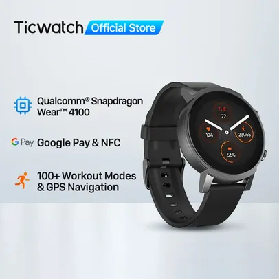 [Moedas/G pay] Smartwatch Ticwatch E3 Wear OS 