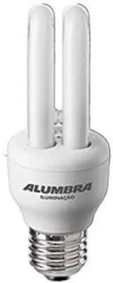 Lâmpada Fluorescente Compacta 2U, Alumbra, 5812, 7 W, Amarela - R$ 4,74