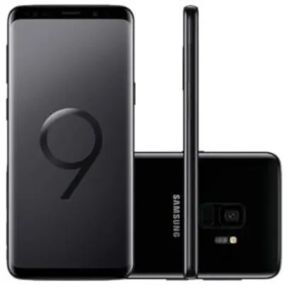 [Com AME R$1.690] Smartphone Samsung Galaxy S9 - Preto | R$1.799